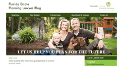 Desktop Screenshot of floridaestateplanninglawyerblog.com